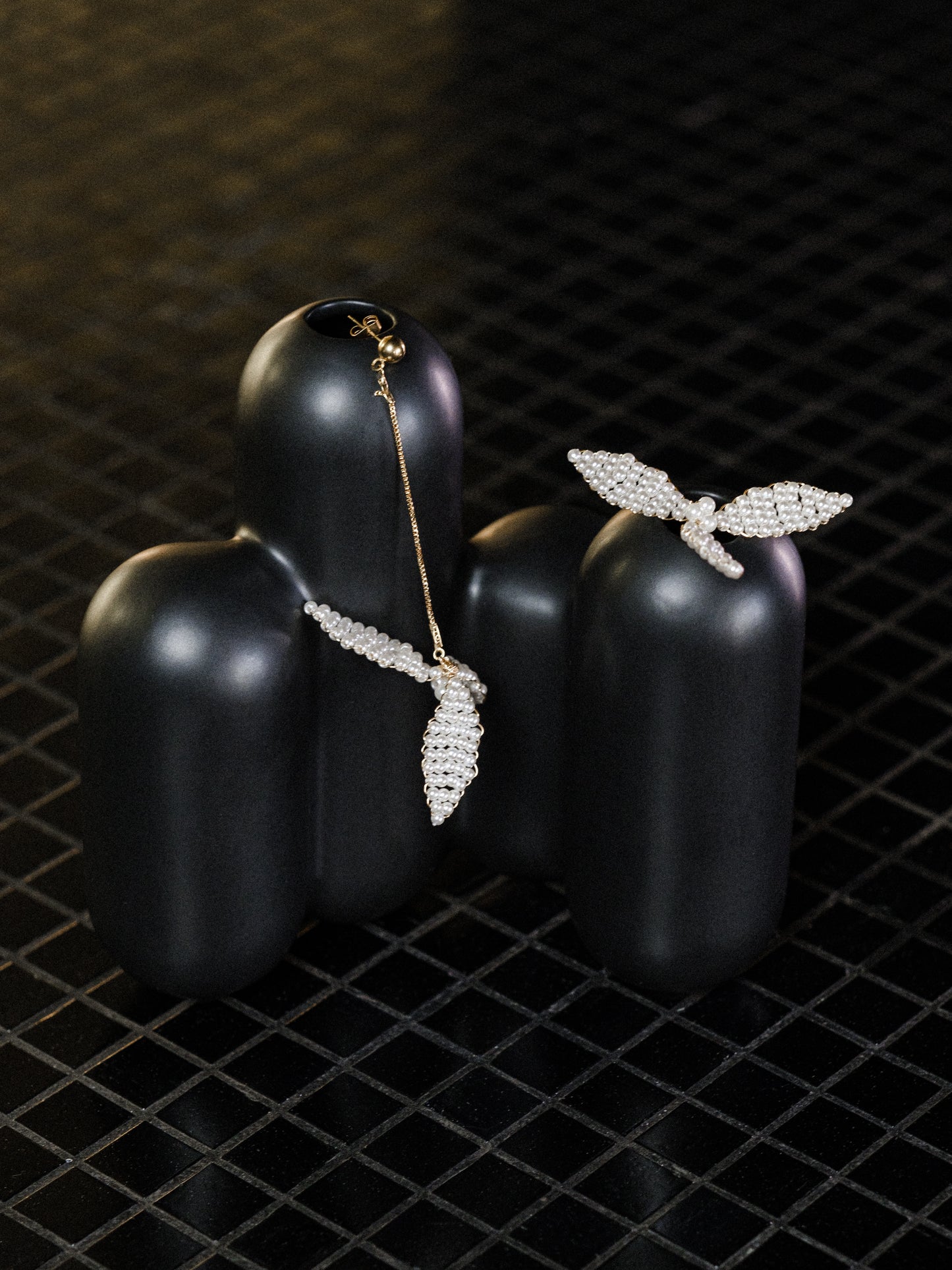 Boucle d’oreilles Long PEARLS