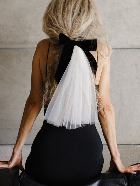 Velvet Bow Veil