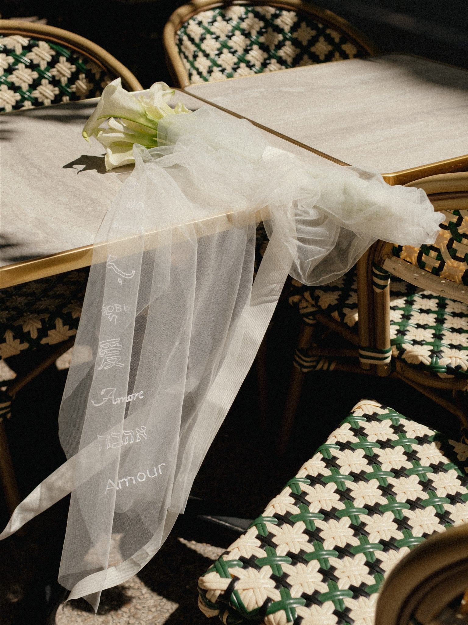 Voile de mariée The Love Whrap Accessoires cheveux mariage The Wedding Explorer